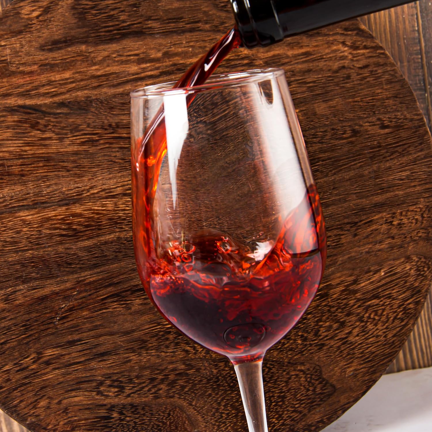 Copas de vino (juego de 8, 11.5 onzas), copa de vino tinto o blanco multiusos con tallo, duradera, apta para lavavajillas