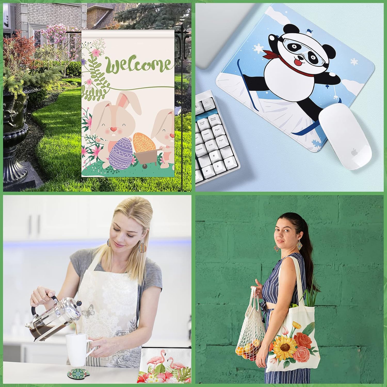 NEOACT Juego de 132 piezas en blanco de sublimación para adultos – Kit de manualidades de bricolaje