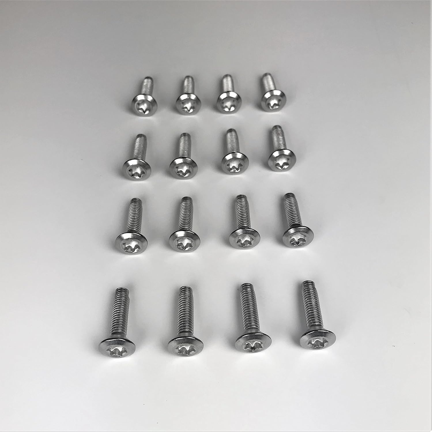 Tornillos Torx para puerta y capó de acero inoxidable de 16 unidades compatibles con modelos Jeep Wrangler JK 2007 a 2018