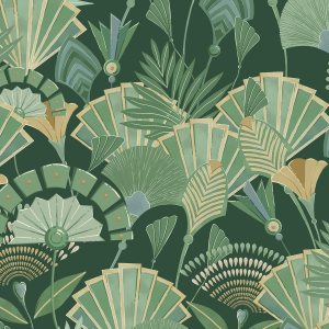 GloryTik Papel tapiz autoadhesivo removible de hojas verdes, papel de contacto floral, 78.7 x 16.14 pulgadas, papel de contacto abstracto moderno, GloryTik Papel tapiz autoadhesivo removible de hojas verdes, papel de contacto floral, 78.7 x 16.14 pulgadas, papel de contacto abstracto moderno,