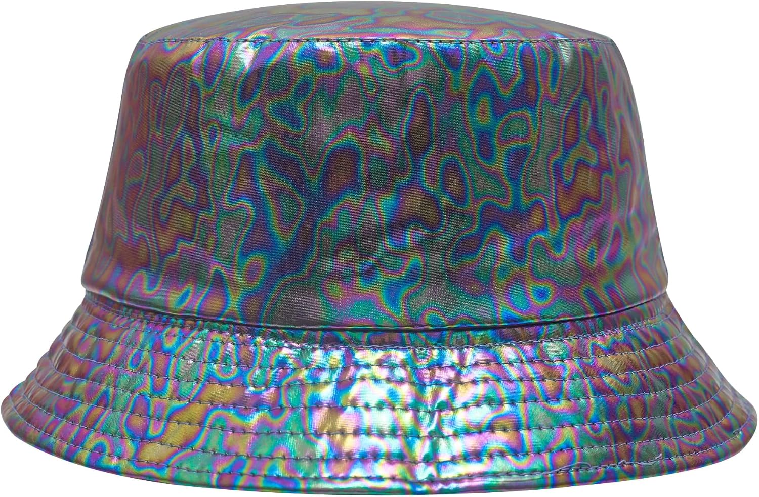 ZLYC Sombrero unisex de moda para pescadores de piel sintética impermeable