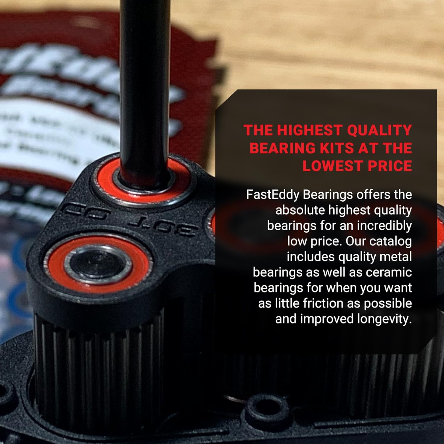 FastEddy Bearings Compatible con el kit de rodamientos sellados Losi Tenacity TT Pro