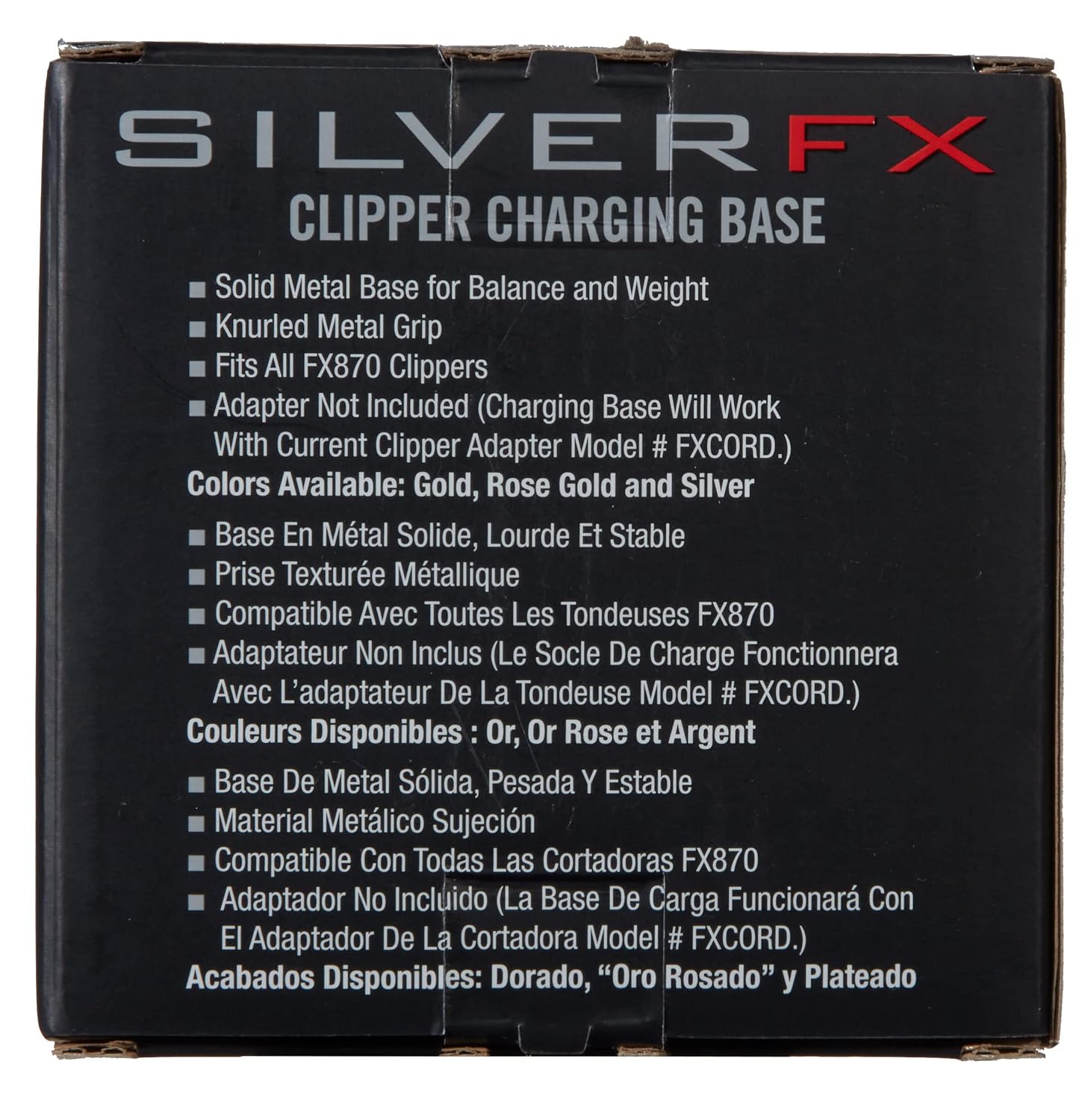 BaBylissPRO Bases de carga MetalFX Clipper