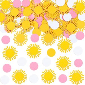 100 piezas de confeti de sol con la frase “You are my sunshine” (Confeti de sol You are My Sunshine), 100 piezas de confeti de sol con la frase “You are my sunshine” (Confeti de sol You are My Sunshine),