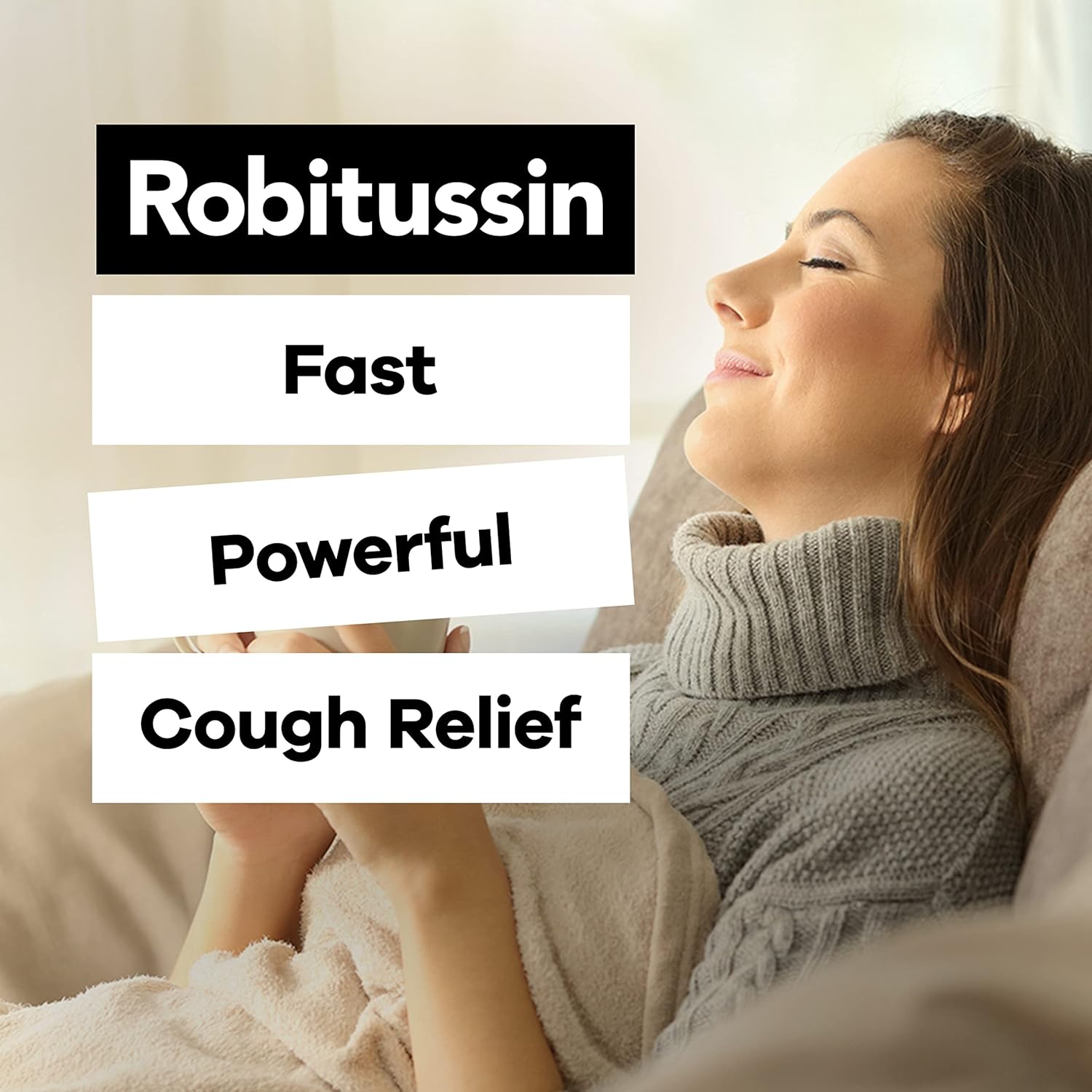 Robitussin Honey Maximum Strength DM para tos + congestión del pecho – Medicamento para aliviar la tos y congestión hecho con sabor real a miel,