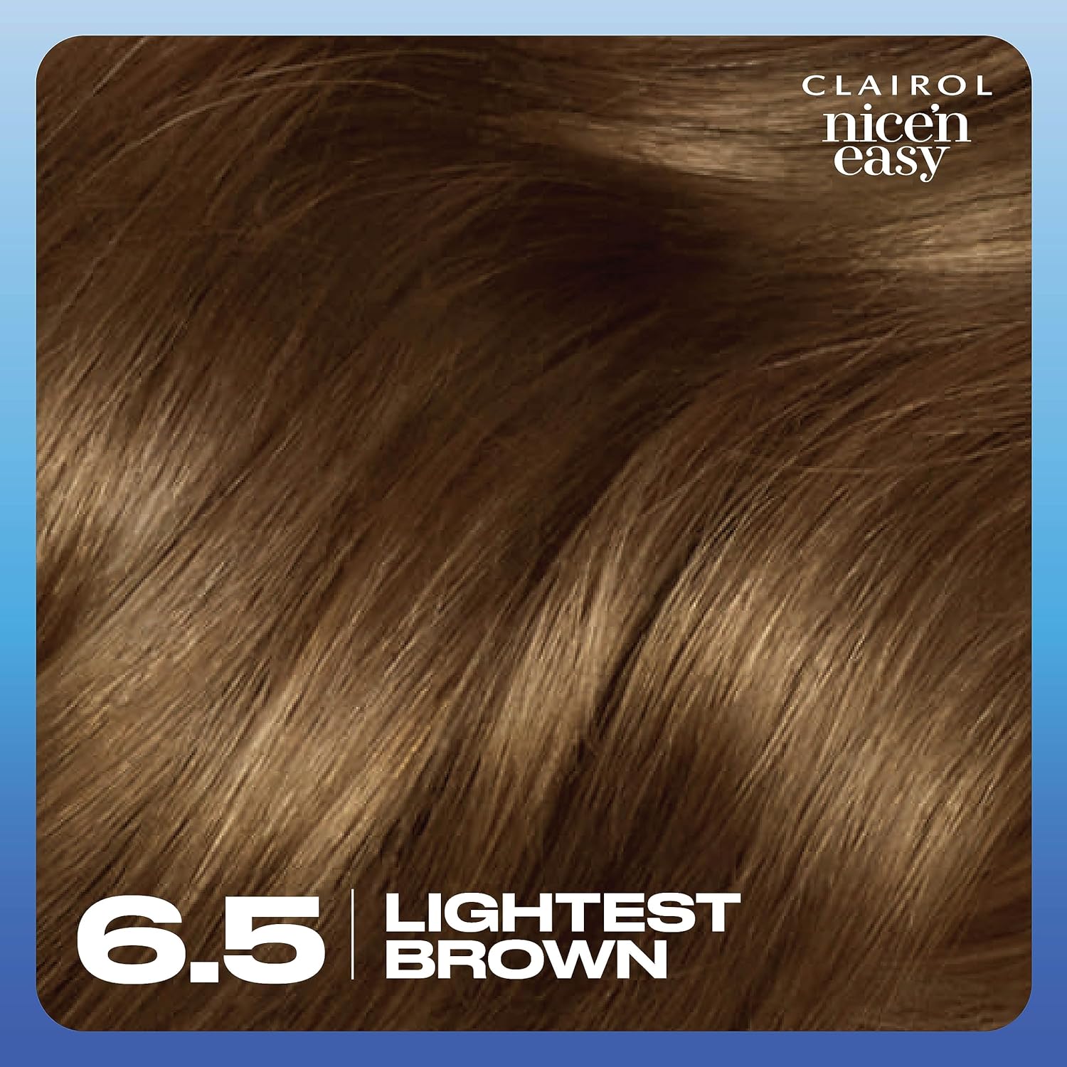 Clairol – Tinte permanente Nice’n Easy para el cabello, color castaño claro 6.5, paquete de 3 unidades