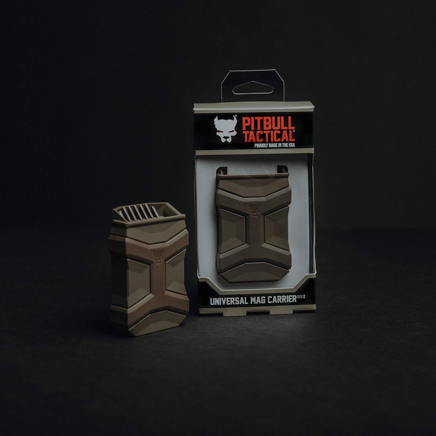 Universal Mag Carrier Gen 2, bolsa Mag de pila simple o doble, funda OWB o IWB Mag, ambidiestro, bolsa Mag para cinturón, compatible con Glock 0.354
