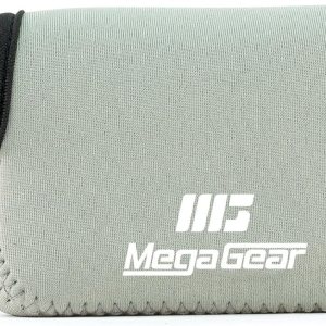 MegaGear Canon Powershot Sx730 Hs, Sx720 Hs, Sx710 Hs, G16, G15 Funda de neopreno ultra ligera para cámara, con mosquetón, color gris, MG1246, piel MegaGear Canon Powershot Sx730 Hs, Sx720 Hs, Sx710 Hs, G16, G15 Funda de neopreno ultra ligera para cámara, con mosquetón, color gris, MG1246, piel