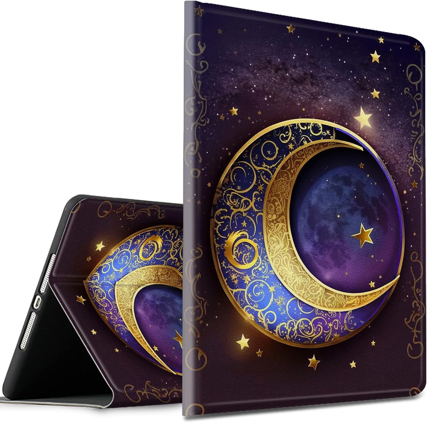 Funda para tablet Kinlde Fire HD 10 (11 generación 2021) Fire HD 10 Plus 2021, funda delgada de piel sintética con función atril y apagado