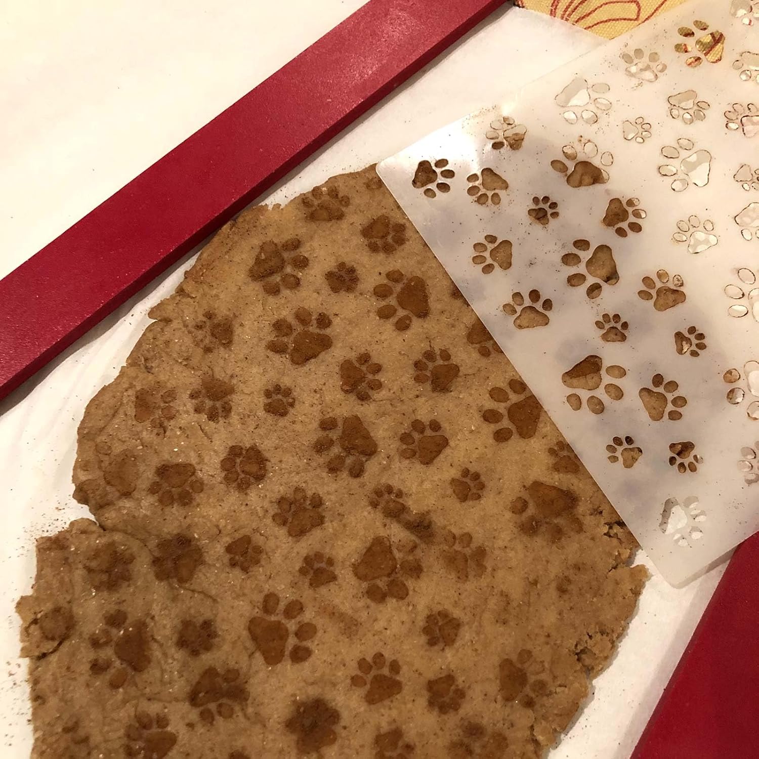 Plantillas de galletas y manualidades para perros Mini Paws Allover de Designer Stencils
