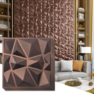 Art3d Textures A10038AC – Paneles de pared 3D con diseño de diamante de cobre antiguo para decoración de pared interior, paquete de 12 azulejos de Art3d Textures A10038AC – Paneles de pared 3D con diseño de diamante de cobre antiguo para decoración de pared interior, paquete de 12 azulejos de