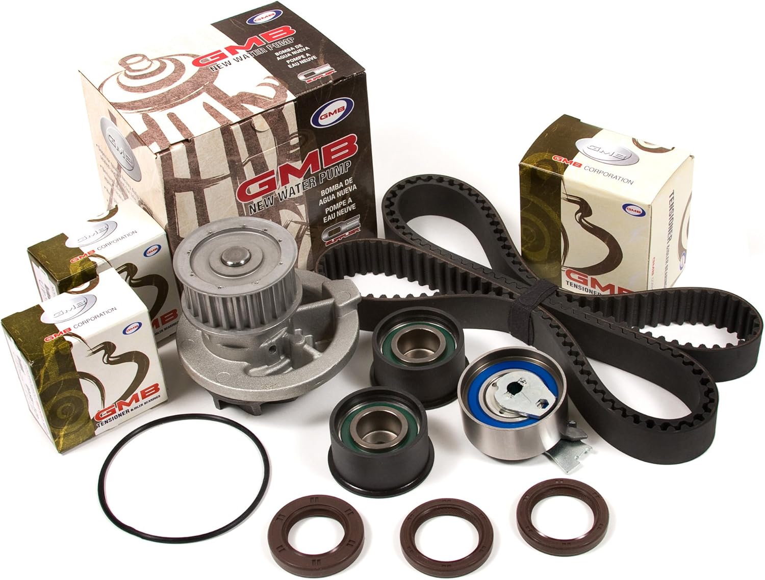 Evergreen TBK305WP – Kit de correa de distribución GMB compatible con Isuzu Rodeo Amigo Daewoo Leganza 2.2L X22SE 99-02