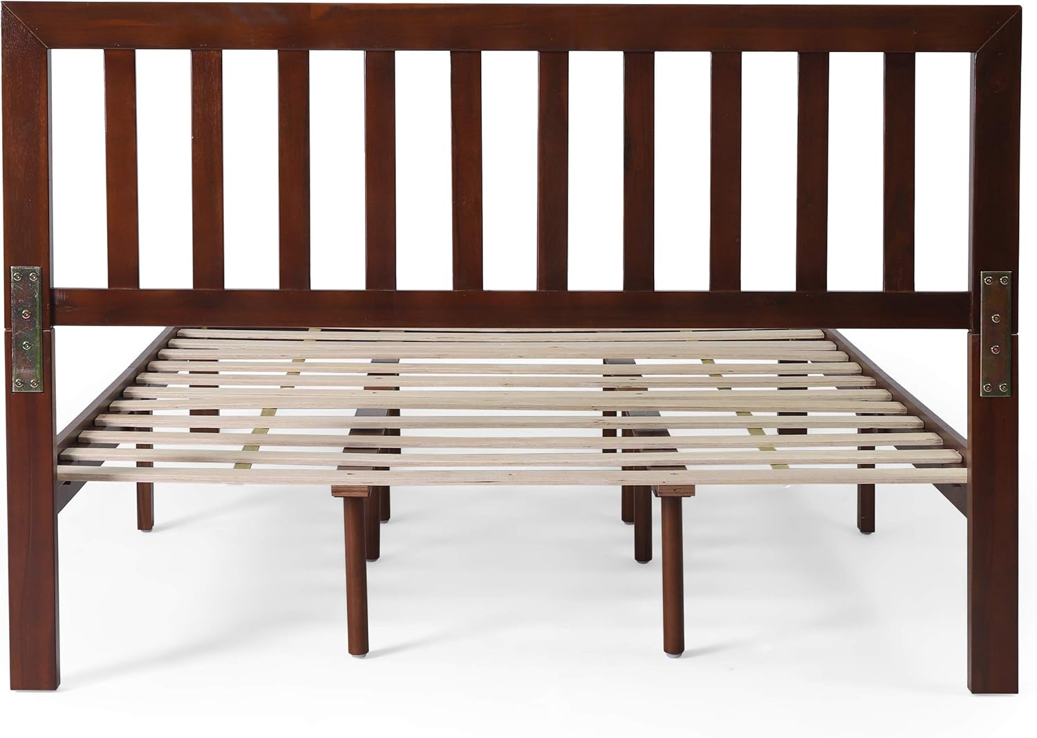 Christopher Knight Home Eunice – Plataforma de cama Queen de madera de acacia, roble oscuro