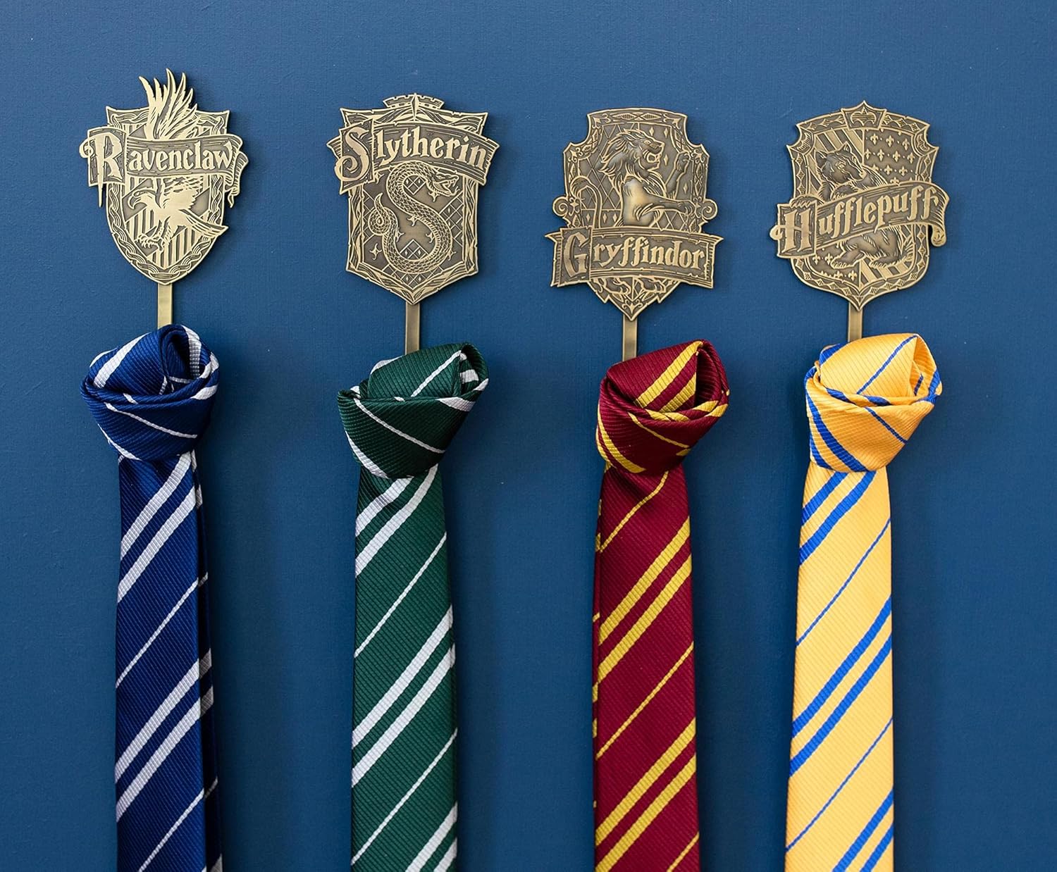 Harry Potter Hogwarts Houses – Estante de almacenamiento de ganchos de pared  Juego de 4