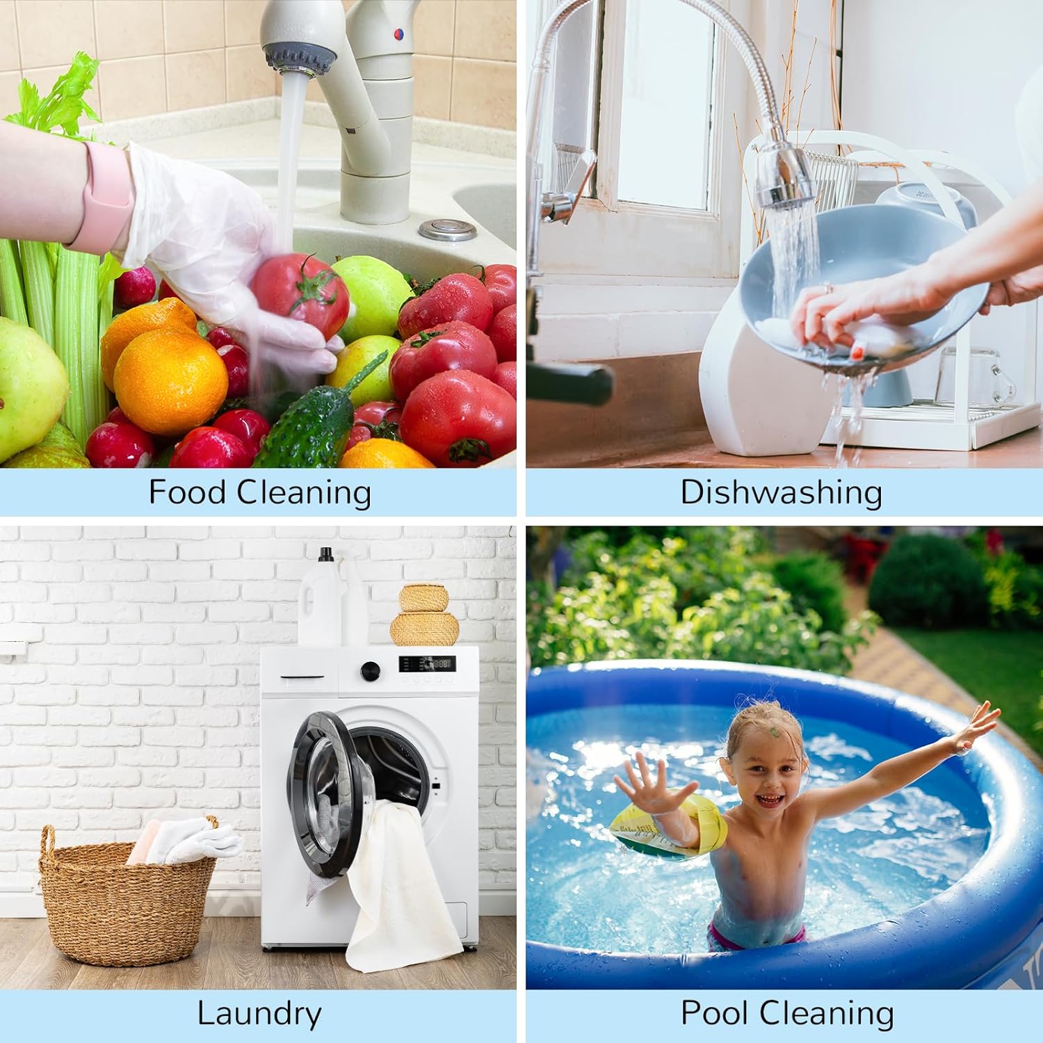AIRTHEREAL AH20K Sistema de lavandería con ozono – Generador de ozono para lavadora, dispositivo de agua con ozono – Desinfecta y lava la ropa con