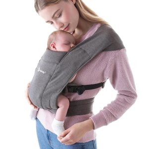 Ergobaby Embrace – Portabebés acogedor para recién nacidos (3.2-11.3 kilogramos), gris jaspeado Ergobaby Embrace – Portabebés acogedor para recién nacidos (3.2-11.3 kilogramos), gris jaspeado