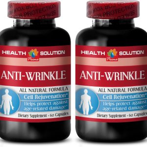 Cápsulas antiarrugas para la cara – COMPLEJO ANTIARRUGAS – Minerales para la piel, Suplemento antienvejecimiento, colágeno de vitamina E, suero Cápsulas antiarrugas para la cara – COMPLEJO ANTIARRUGAS – Minerales para la piel, Suplemento antienvejecimiento, colágeno de vitamina E, suero