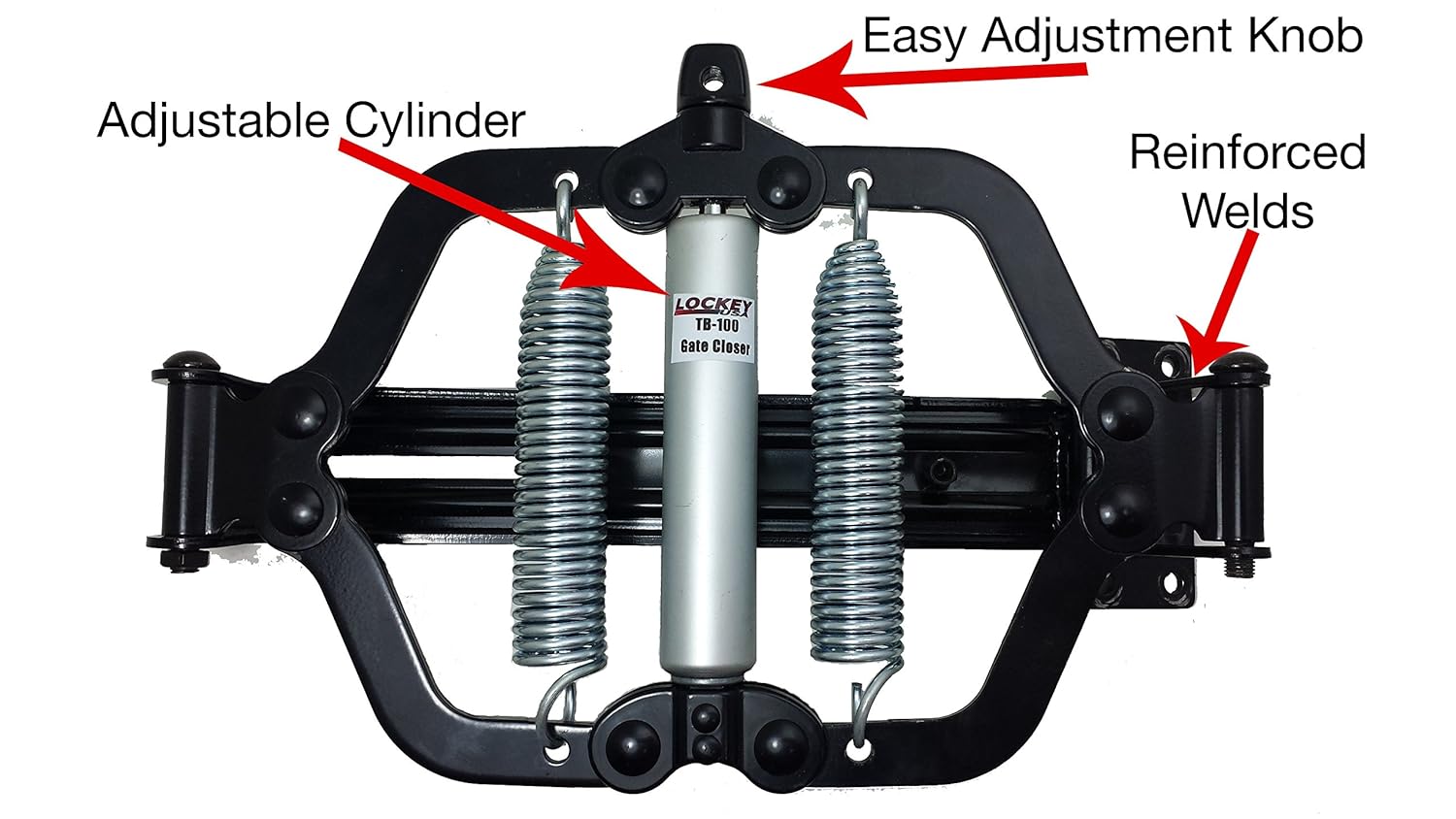 Lockey USA – Cerrador de puerta de acero. TB100