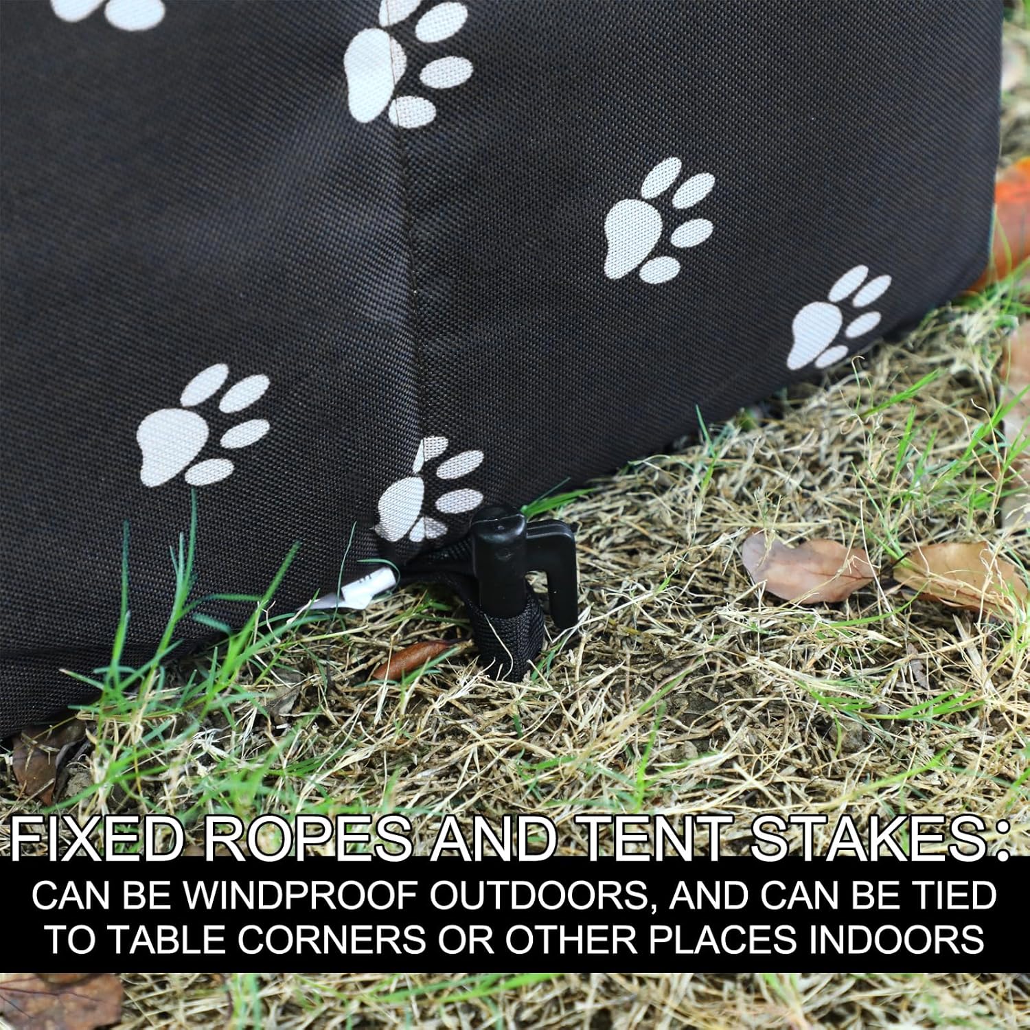 Soaoo 2 unidades de refugio para gatos al aire libre, resistente a la intemperie y aislada, plegable, relleno de algodón, grueso, para perros y