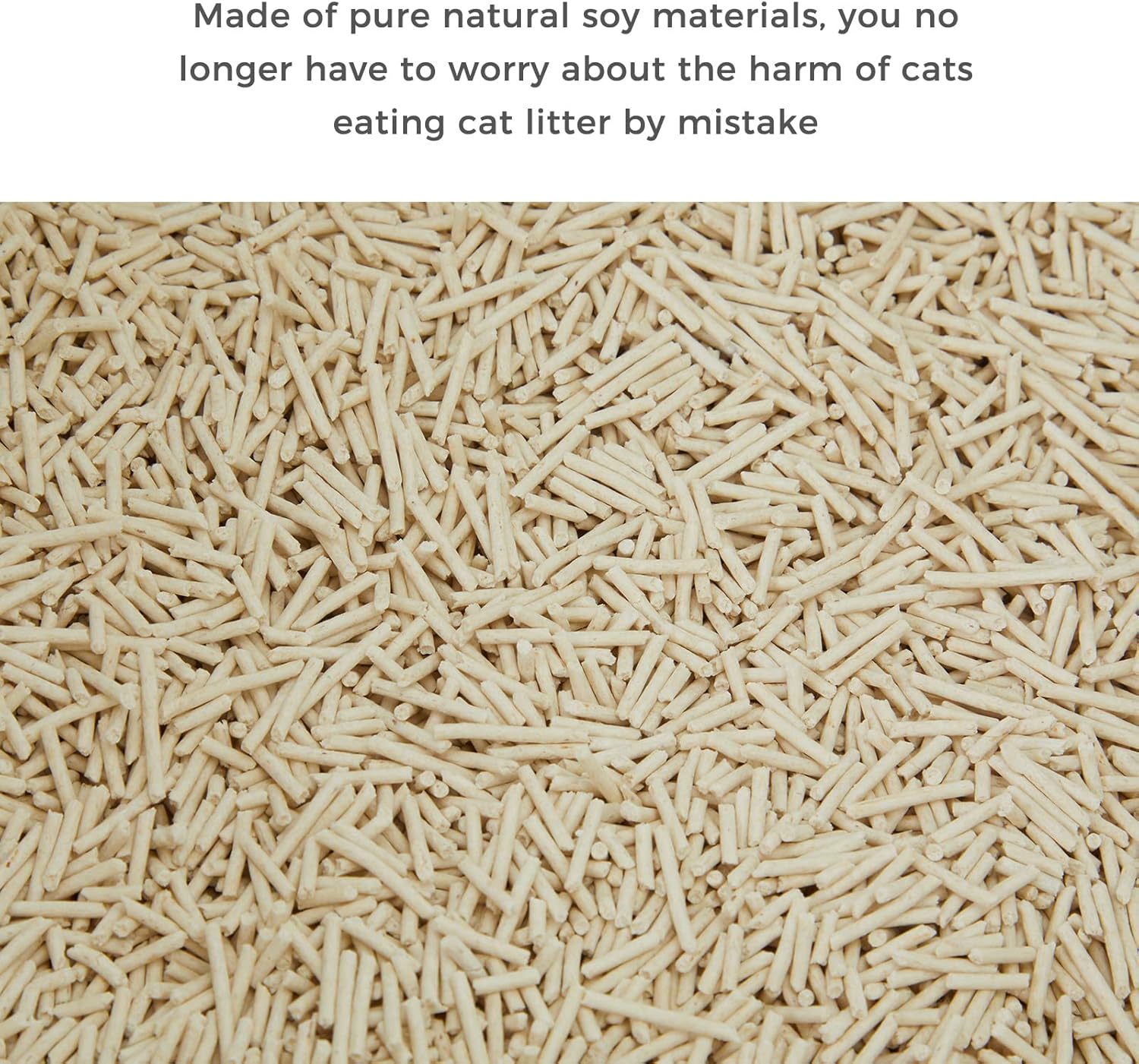Bluerise Arena para gatos de tofu de 6 libras x 4 pulgadas, sin polvo, para gatos, absorbe rápidamente los olores de los gatos, el inodoro para