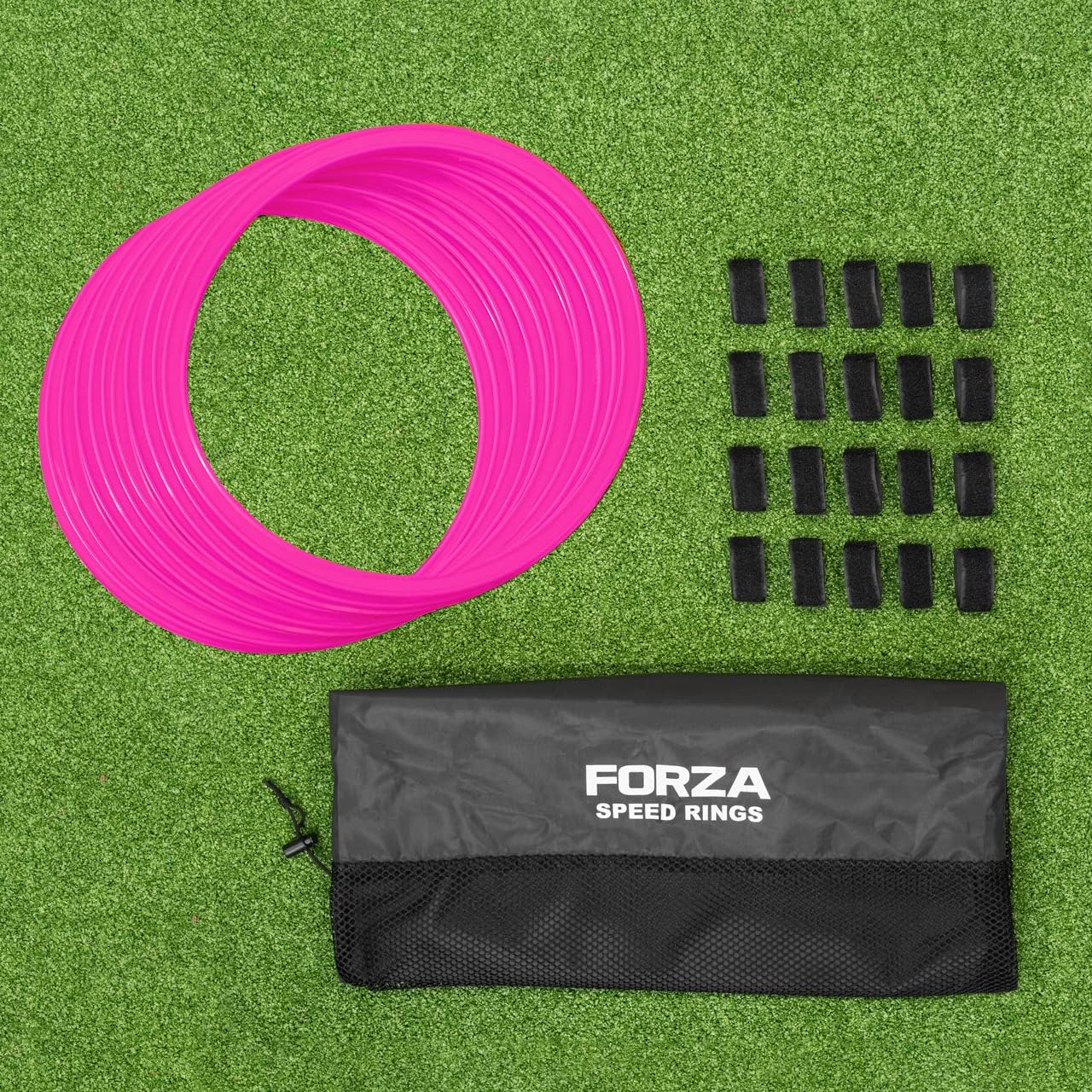 FORZA Anillos de agilidad  Mejora tu velocidad y equilibrio con aros multideporte, disponibles en 10 colores