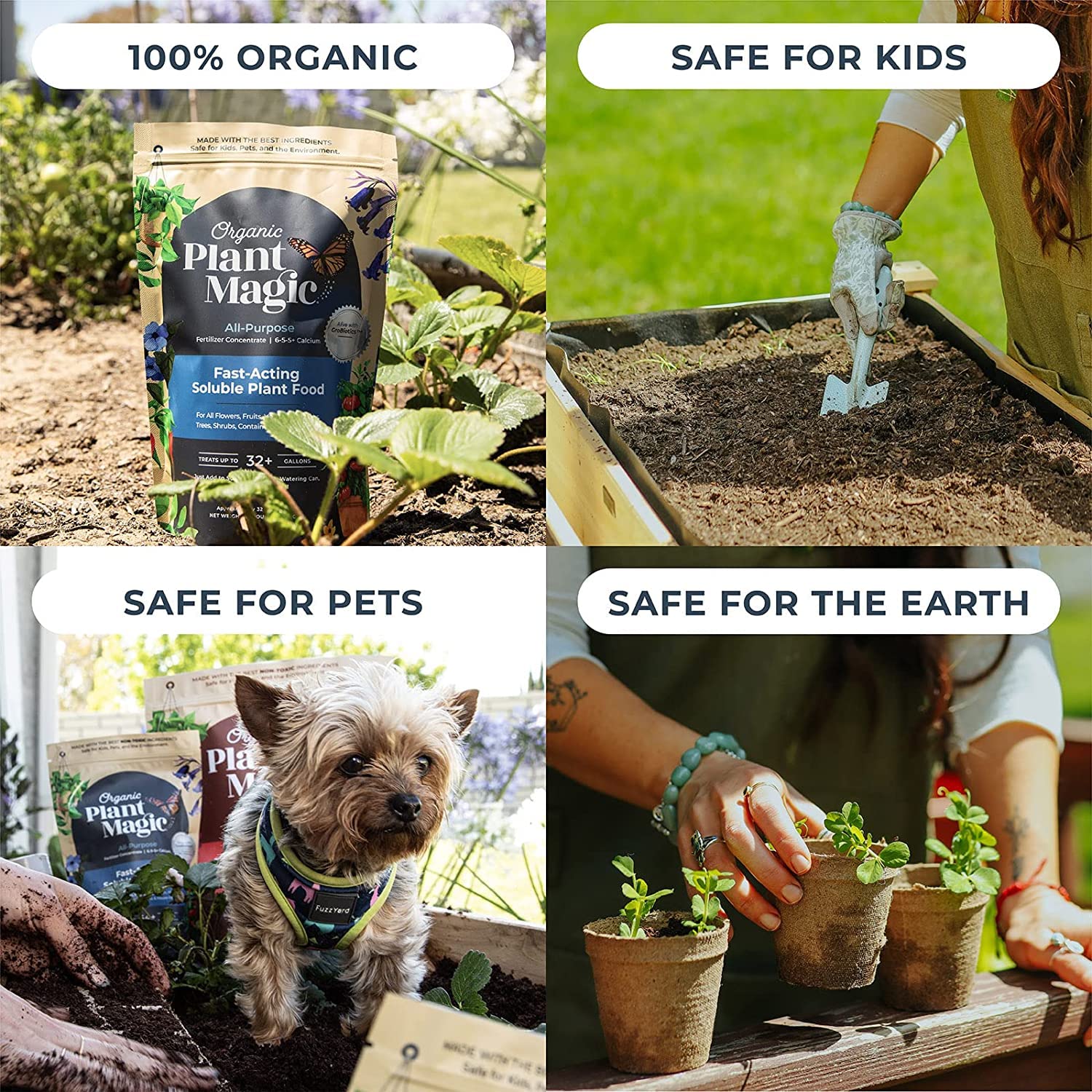 Organic Plant Magic  Té de compost instantáneo -100% Fertilizante OrgánicoFácil de usar