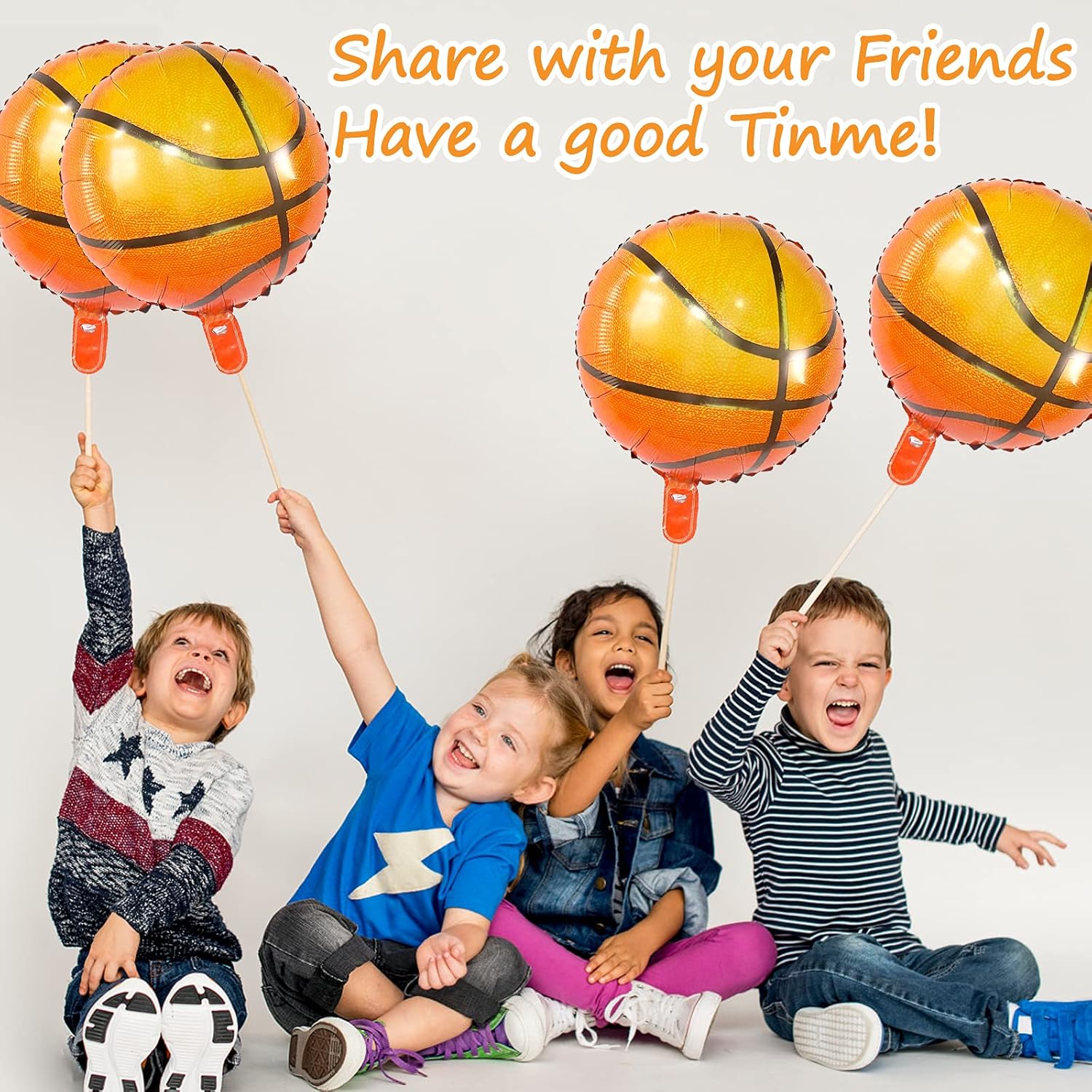 Globos de baloncesto de 18 pulgadas, globos de papel de aluminio, para fiestas deportivas, temática de baloncesto, suministros para fiesta de
