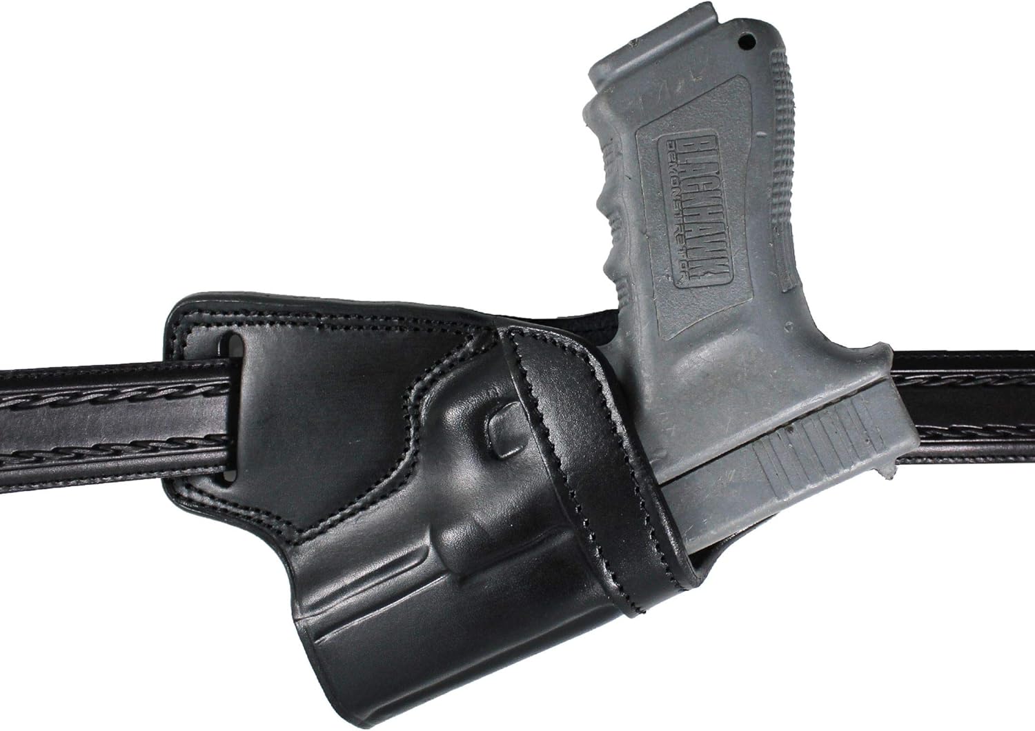 Funda de cuero hecha a mano de primera calidad con espalda pequeña para pistola SOB