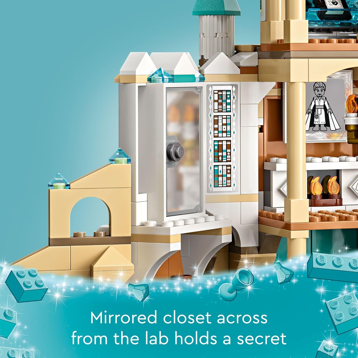 LEGO Disney Wish King Magnifico’s Castle 43224 – Juego de juguetes de construcción, un juego coleccionable para niños de 7 años en adelante para