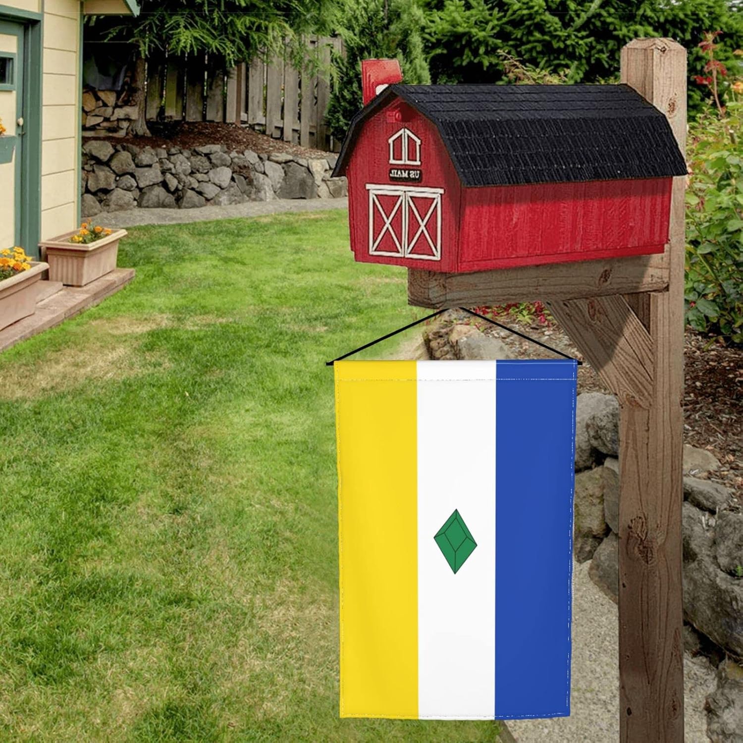 Flag of Muzo (Boyacá) Garden Flag 12×18 Inch Double Sided Outside Decoration Banner Seasonal Flags Home Decor Flag Yard Welcome Flags