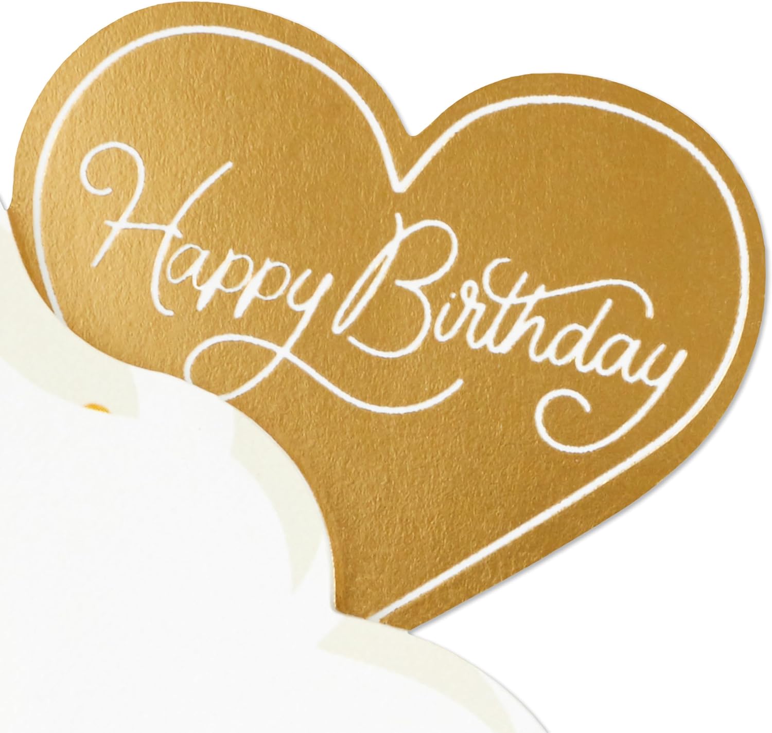 Hallmark Paper Wonder – Tarjeta de cumpleaños romántica desplegable para marido, esposa, novio, novia (cupcake de panal)