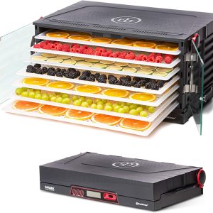 Brod & Taylor Deshidratador de alimentos plegable SAHARA (estantes de polipropileno antiadherentes) Brod & Taylor Deshidratador de alimentos plegable SAHARA (estantes de polipropileno antiadherentes)