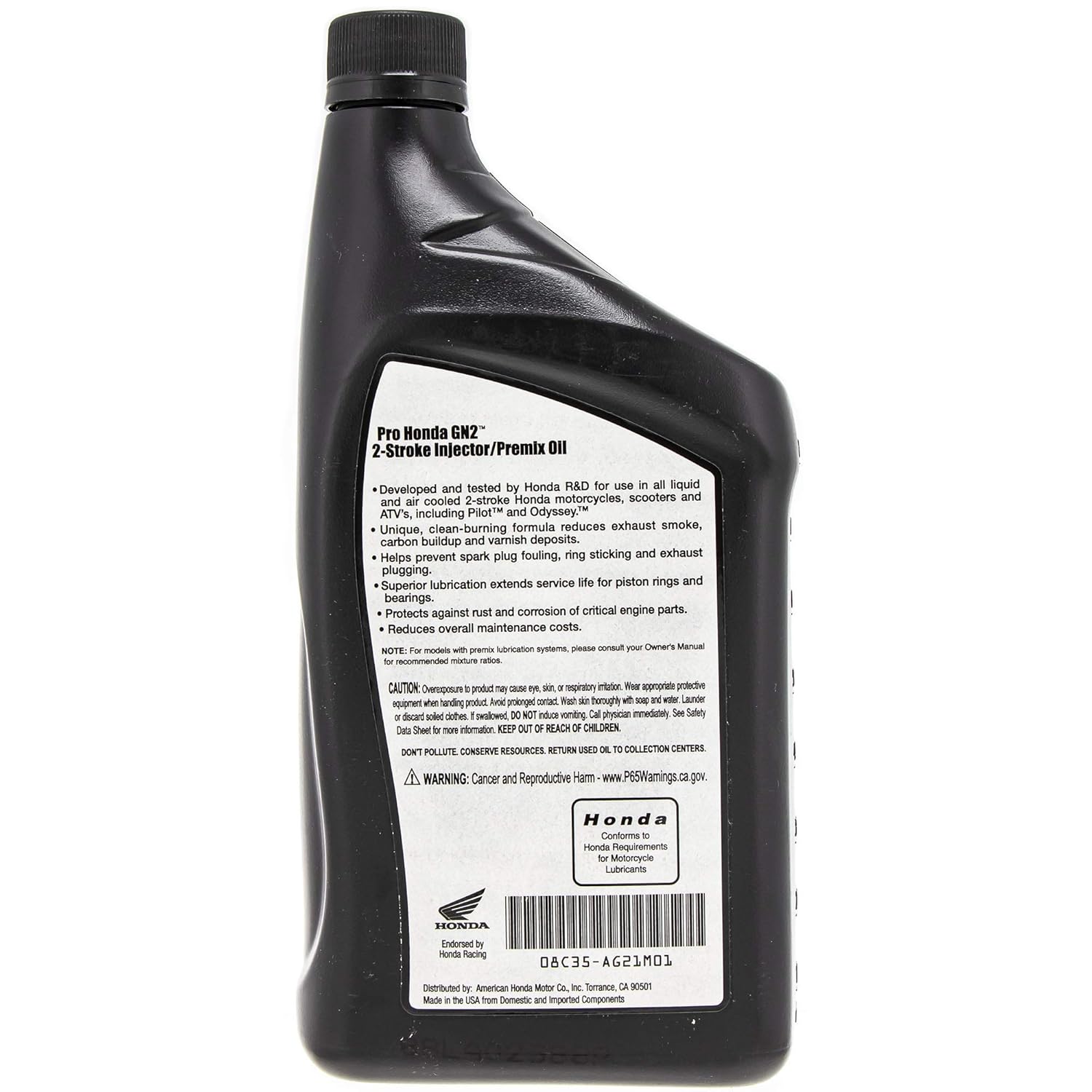 Honda Inyectoraceite de premezcla Pro de 2 tiempos, 32 oz.