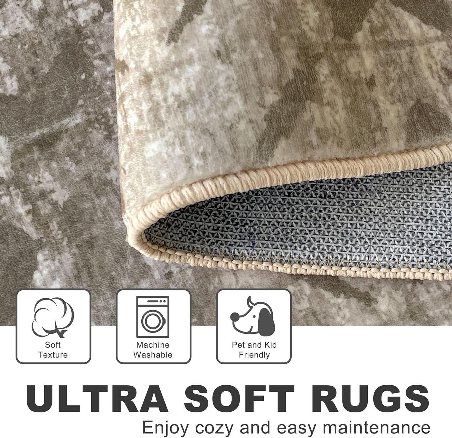 KILOCOCO Alfombra de pasillo de 2 x 8 pies, lavable, antideslizante, alfombra de pelo bajo, alfombra de pasillo para dormitorio, cocina, sala de