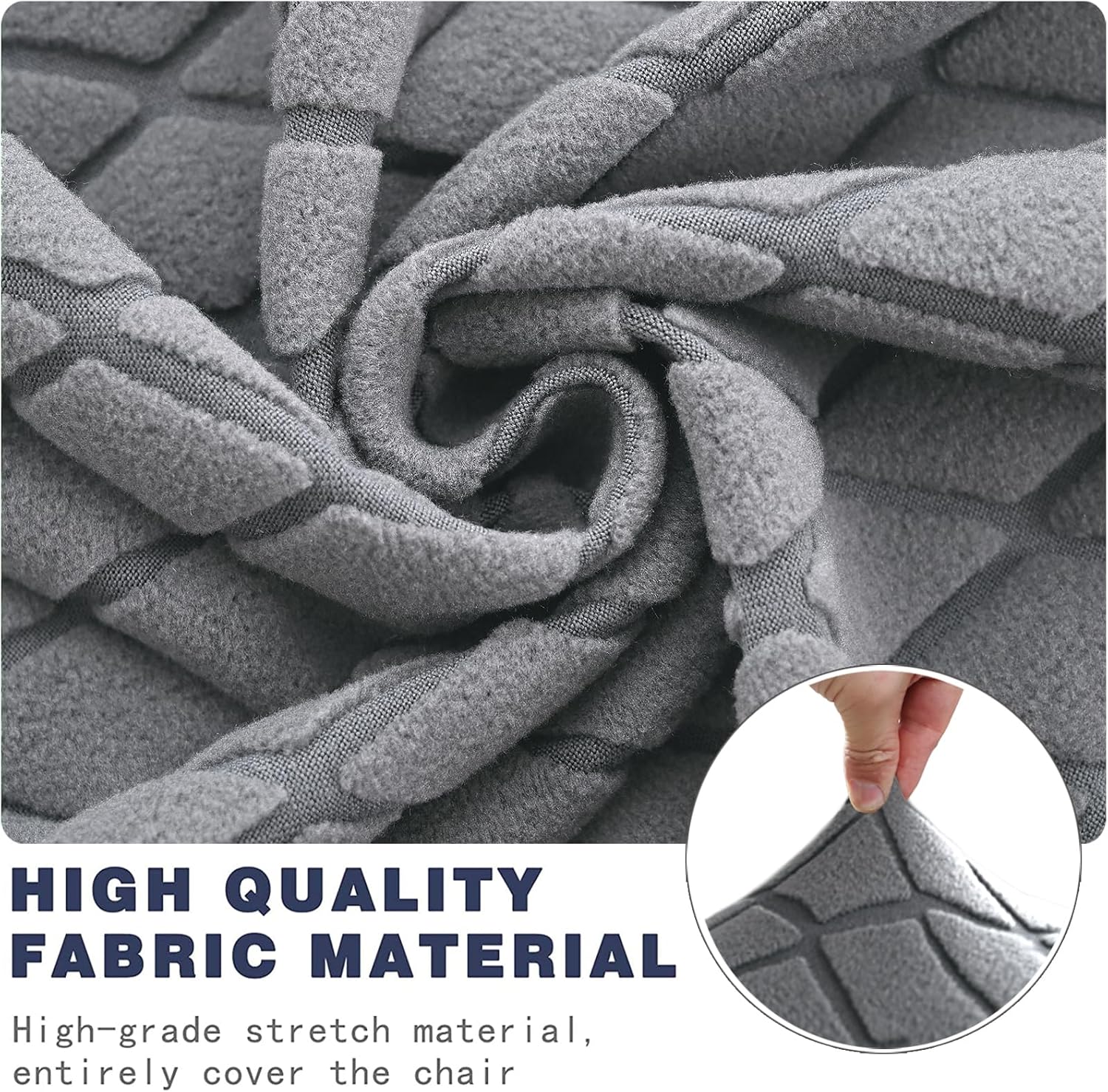 XUANZYANG Fundas elásticas para sofá biplaza reclinable, 6 piezas, fundas para sofá reclinable con bolsillos, fundas de sofá reclinable de jacquard,