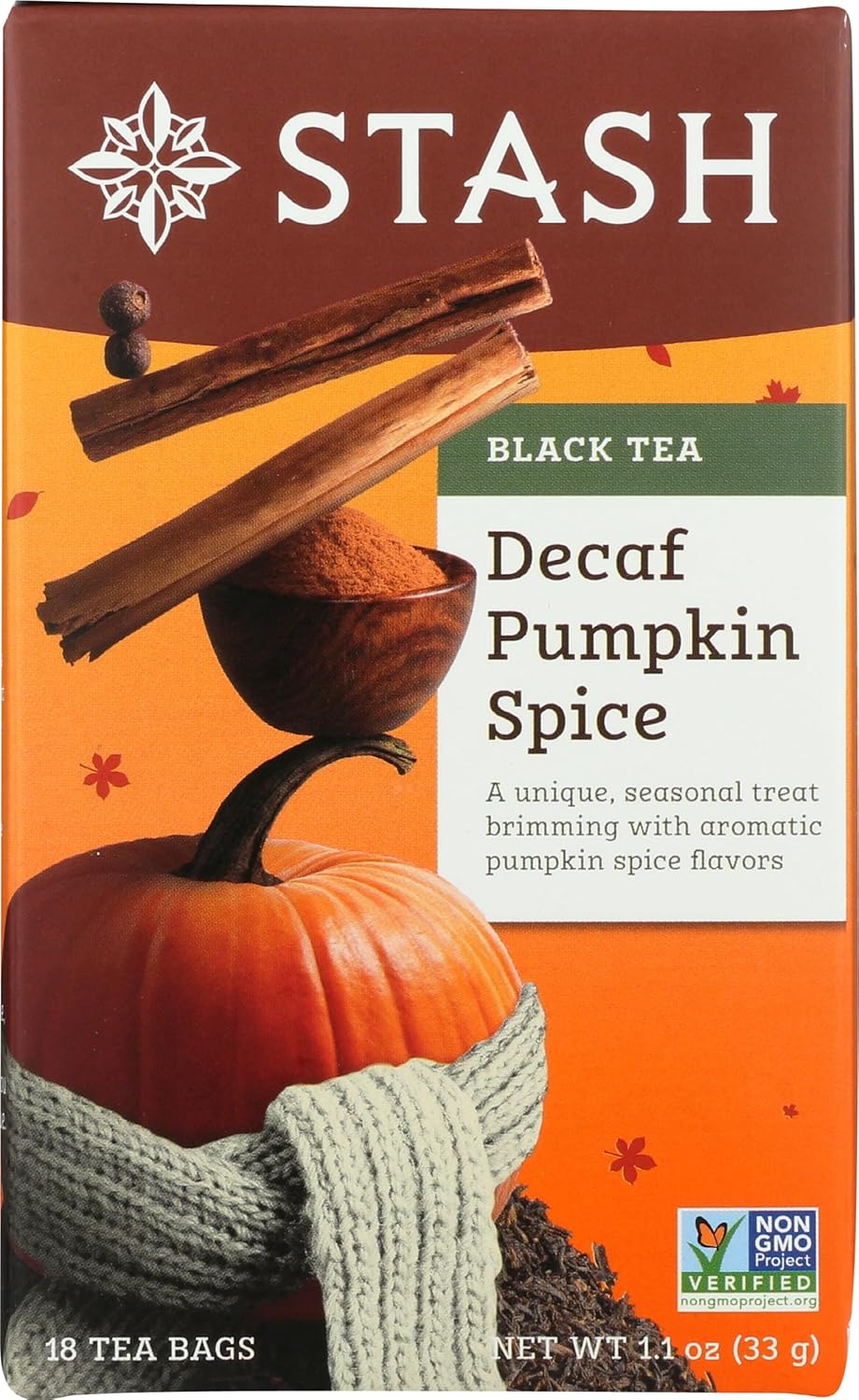 Té descafeinado Especias Calabaza – 18 – Bolsa