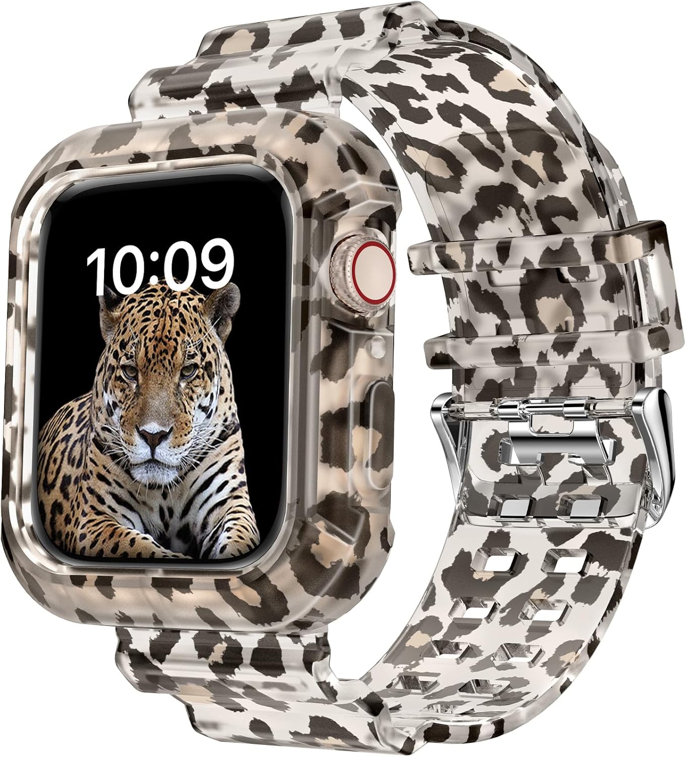 DABAOZA Compatible con Apple Watch Band transparente de 1.496 pulgadas, 1.575 pulgadas, 1.614 pulgadas, 1.654 pulgadas, 1.732 pulgadas, 1.772