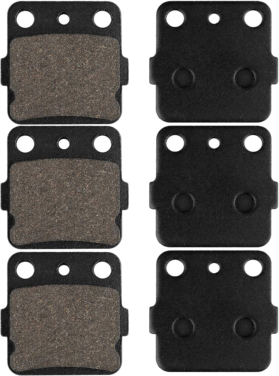 Sollon Pastillas de freno delanteras y traseras para Honda TRX400EX TRX400X TRX300EX TRX300X TRX250X TRX250R FourTraxSportrax Yamaha Raptor 350 660