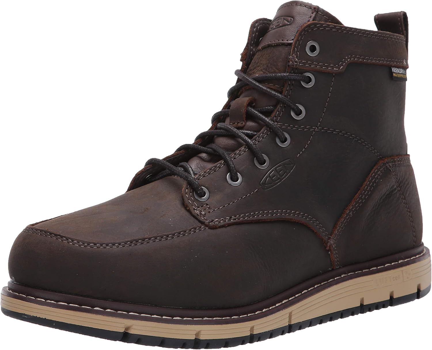 KEEN Utility Botas de trabajo impermeables con punta de aleación de 6 pulgadas para hombre San José