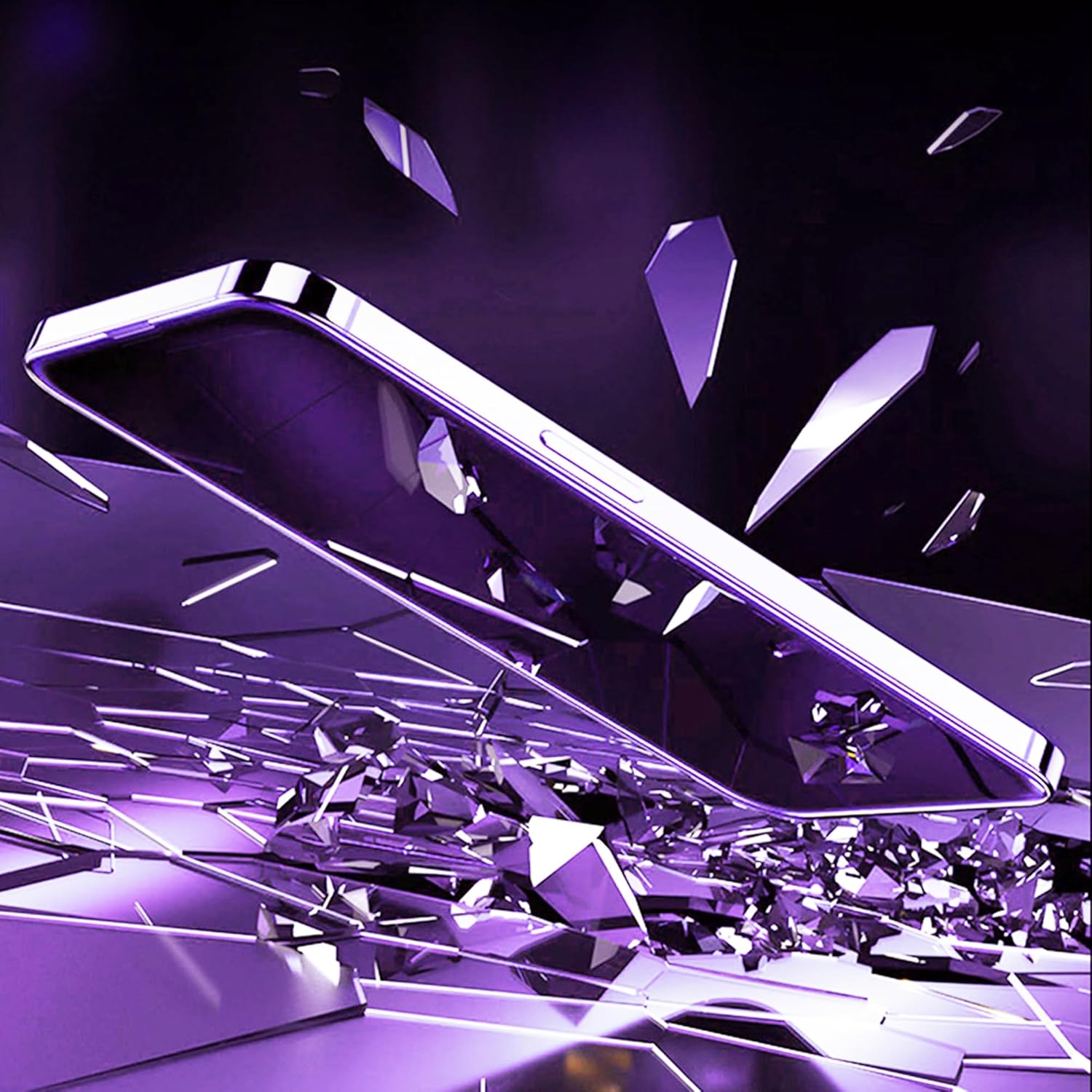 Compatible con iPhone 14 Plus, compatible con iPhone 13 Pro Max, protector de pantalla de privacidad degradado colorido de 28 grados antiespía de