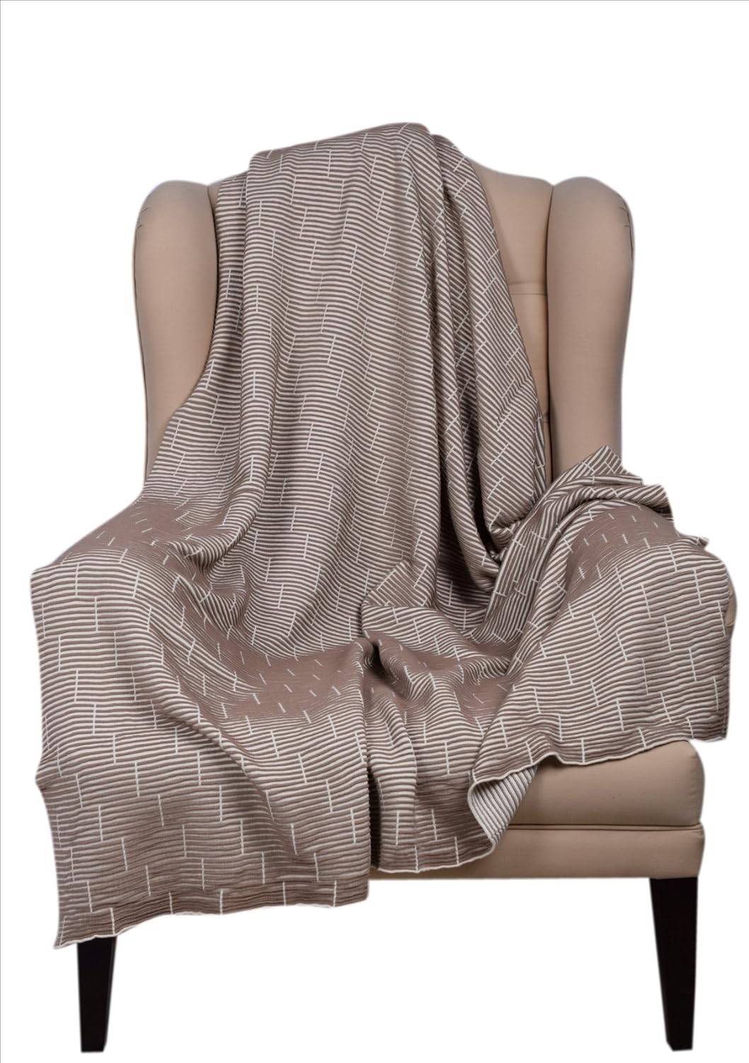 Norry Design Manta de punto para niños y adultos para mantenerse caliente  Se utiliza en sofá, sofá y cama  Línea de otoño de felpa suave de algodón