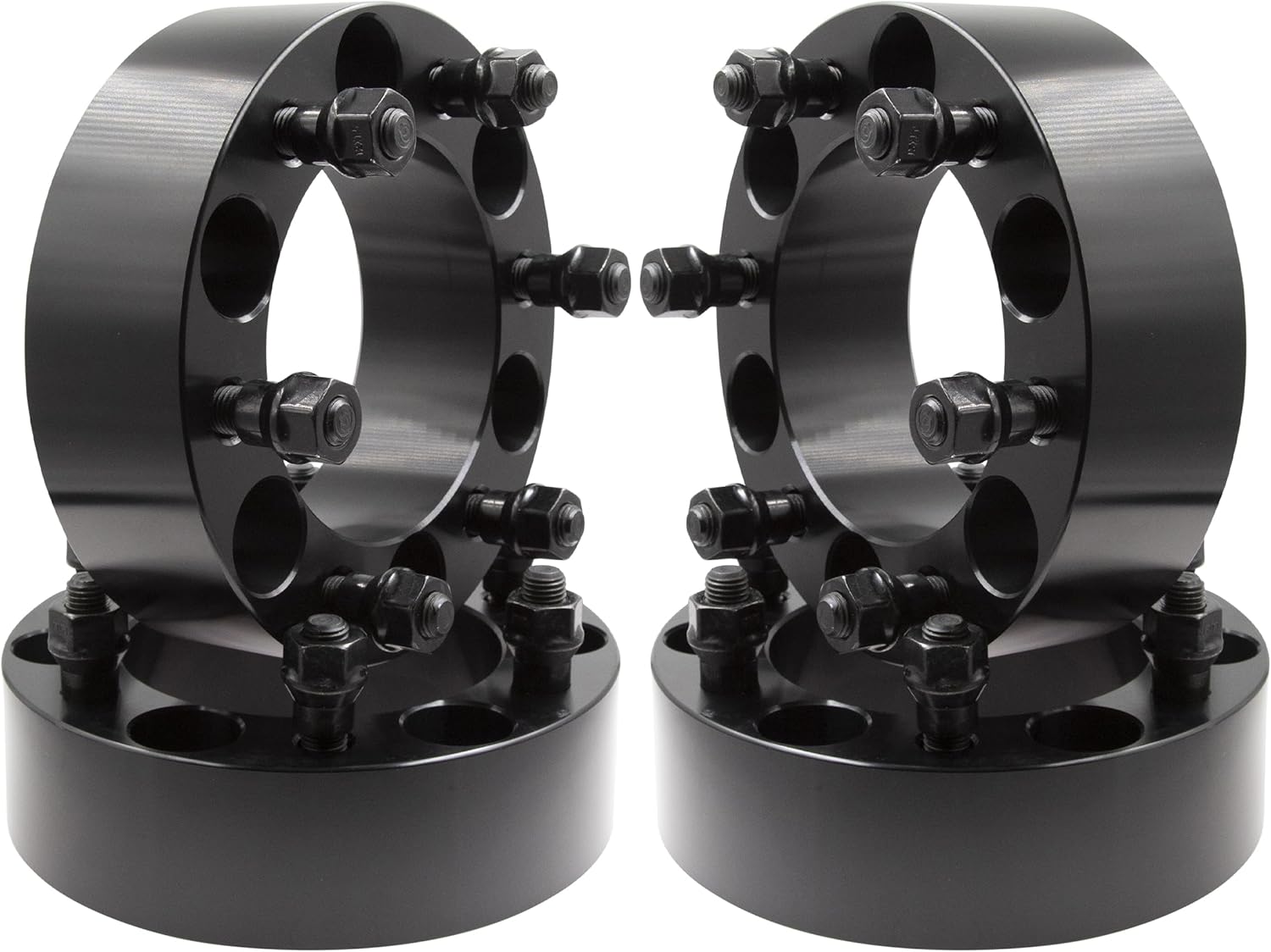 Wheel Accessories Parts 4 adaptadores espaciadores de rueda de 6 x 5.50 6 en 5.500 in 2.00 pulgadas de grosor 0.551 in 1.50 14×150 rosca 4.252 in