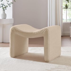 Taburete otomano grande, taburete moderno multifuncional, reposapiés para sofá, asiento adicional para sala de estar, entrada, pasillos y dormitorios Taburete otomano grande, taburete moderno multifuncional, reposapiés para sofá, asiento adicional para sala de estar, entrada, pasillos y dormitorios