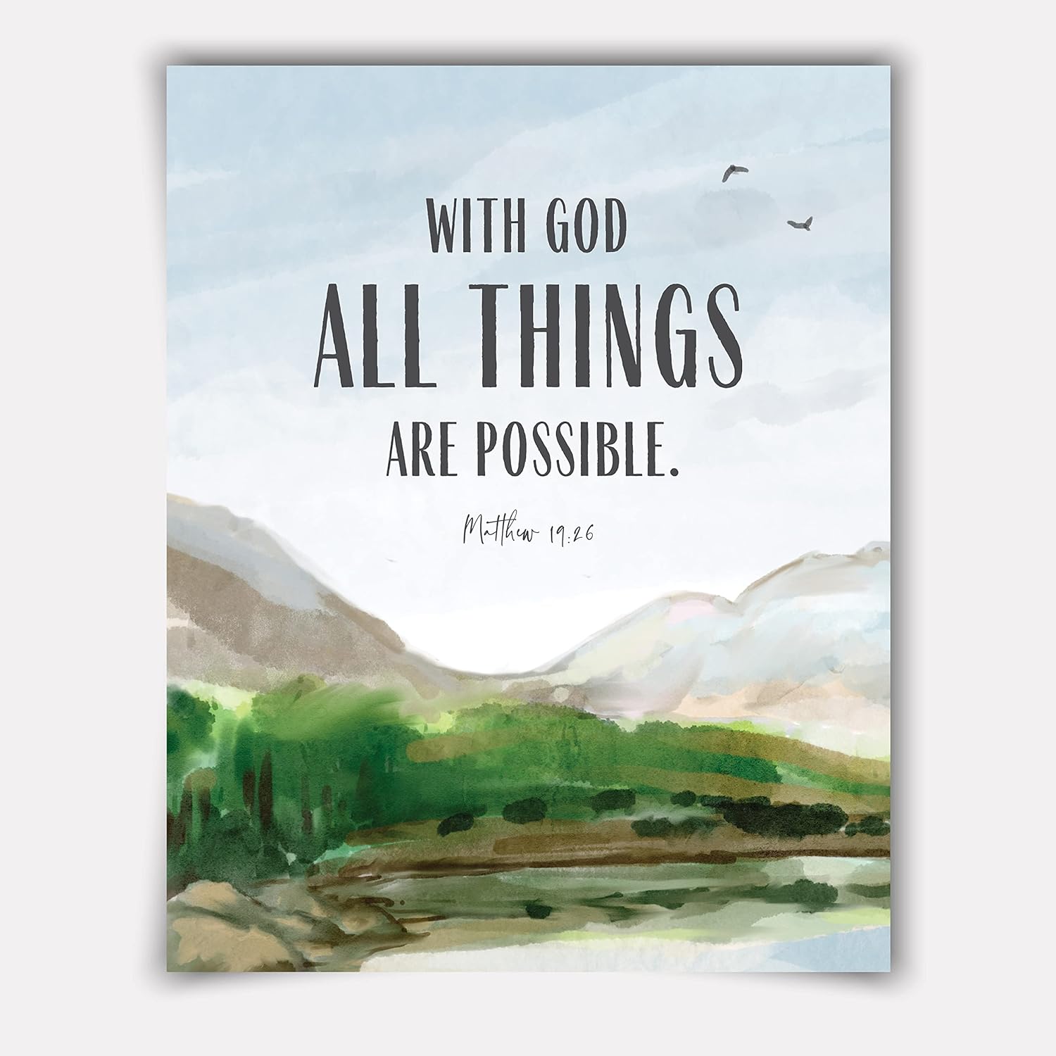 Juego de póster con versículo bíblico con texto en inglés “I Can Do All Things Through Christ”, decoración de pared cristiana de 4 piezas, arte de