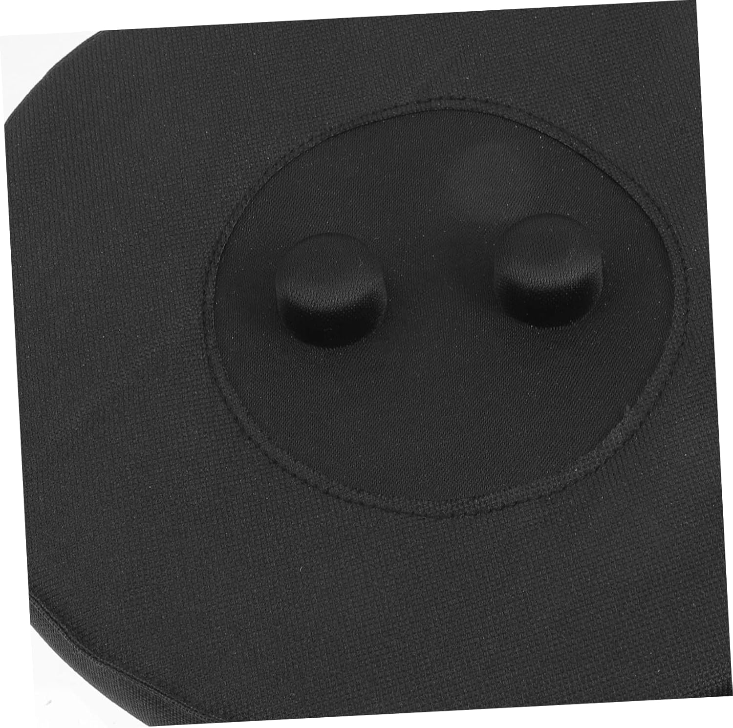 HOMSFOU Cojín de asiento para silla al aire libre, taburete plegable portátil, cojines de silla redondos, taburete retráctil, taburete plegable