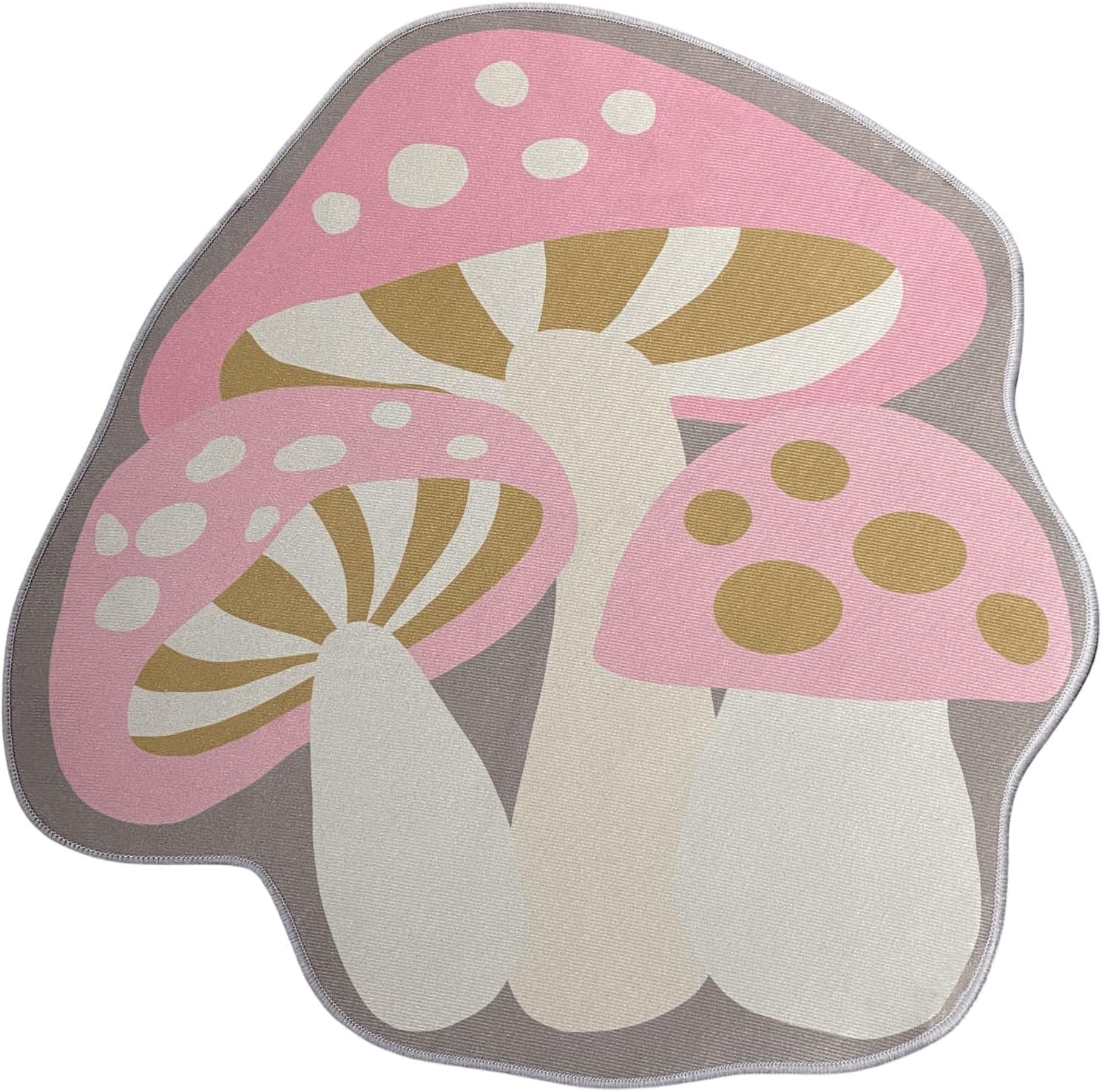 TIPIPARK Alfombra de hongo grande antideslizante suave lavable para dormitorio, baño, sala de estar