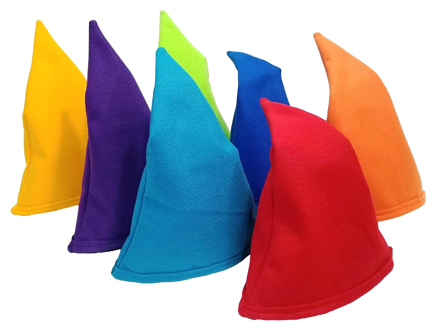 DwarfGnome Costume Hats – Pick Your Color – (Snow White and the Seven Dwarfs) – Fits Kids to Adults (Blue)