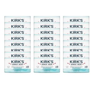 Jabón de castilla de coco marca Kirks, sin fragancia., 24 unidades Jabón de castilla de coco marca Kirks, sin fragancia., 24 unidades