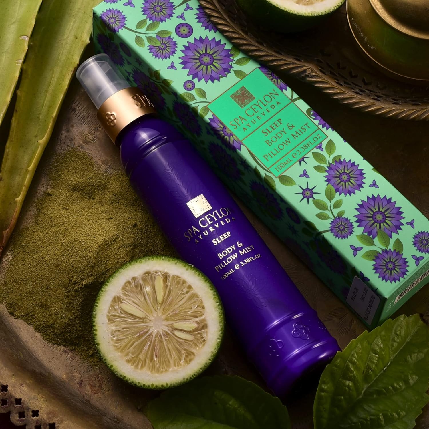 SPA CEYLON Sleep Body & Pillow Mist  Niebla natural no aceitosa  Reduce el estrés  Lujosamente fragante  Adecuado para todo tipo de piel