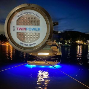 Barco submarino llevó la luz IP68 4500lm 42Led blanco 3030LED (azul-azul) Barco submarino llevó la luz IP68 4500lm 42Led blanco 3030LED (azul-azul)